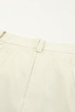 Corduroy High Waist Straight Leg Pants