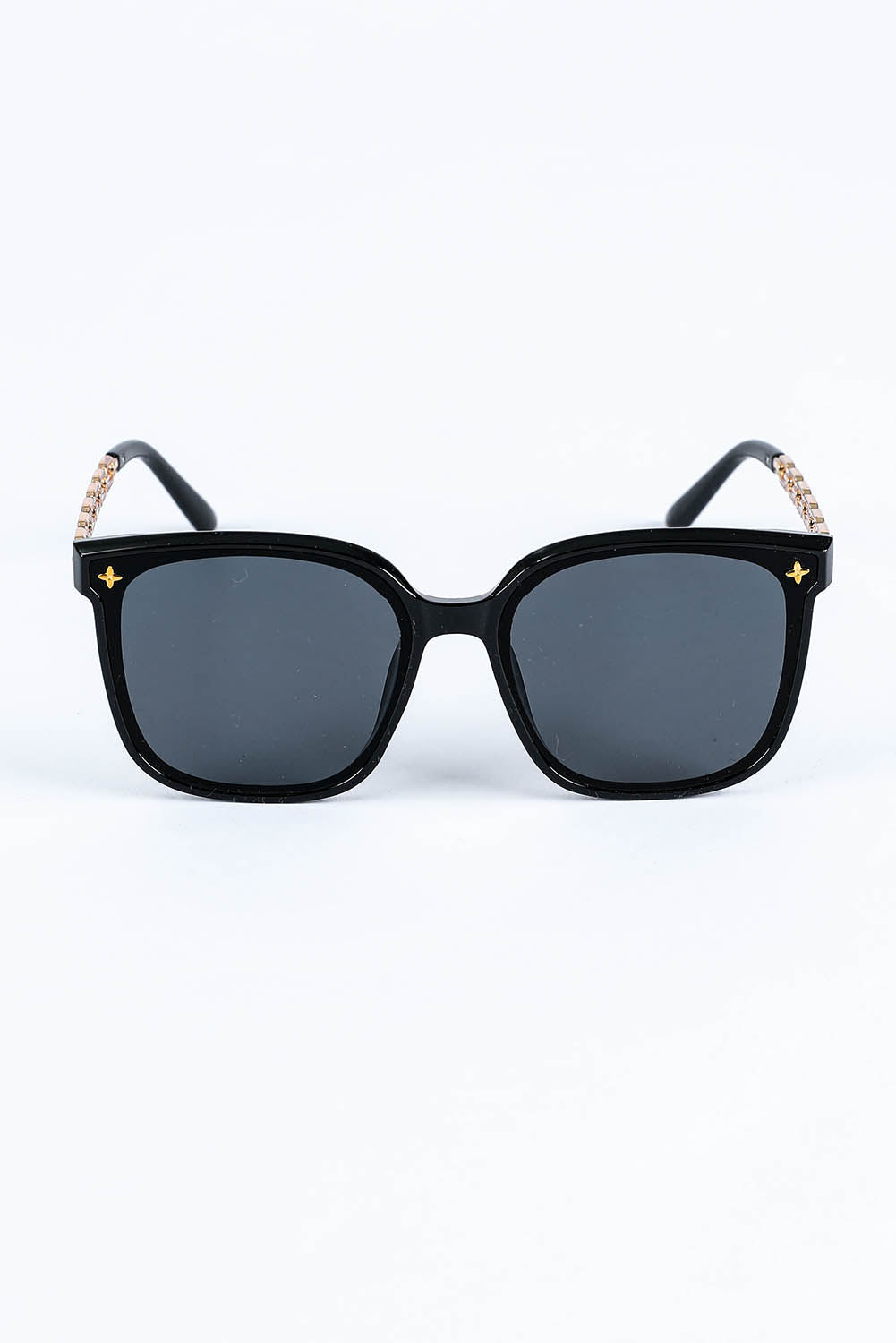 Chain Shaped Frame Square Sunglasses