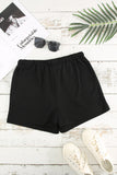 Drawstring Elastic Waist Pocketed Shorts