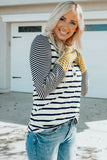 Long Sleeve Button Henley Top