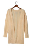 Chunky Knit Open Front Cardigan