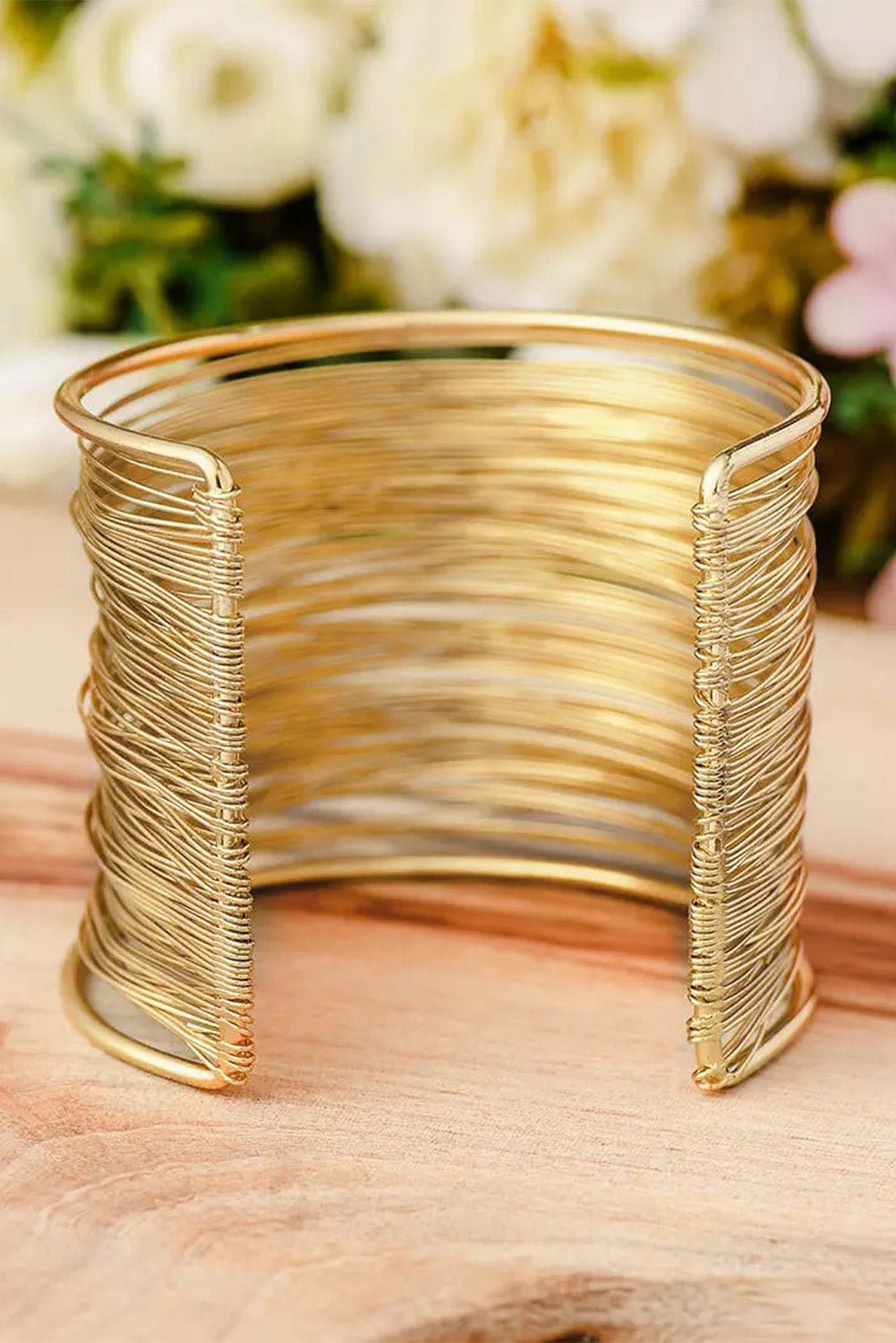 Luxury Heavy Metal High Quality Open Wire Bracelet