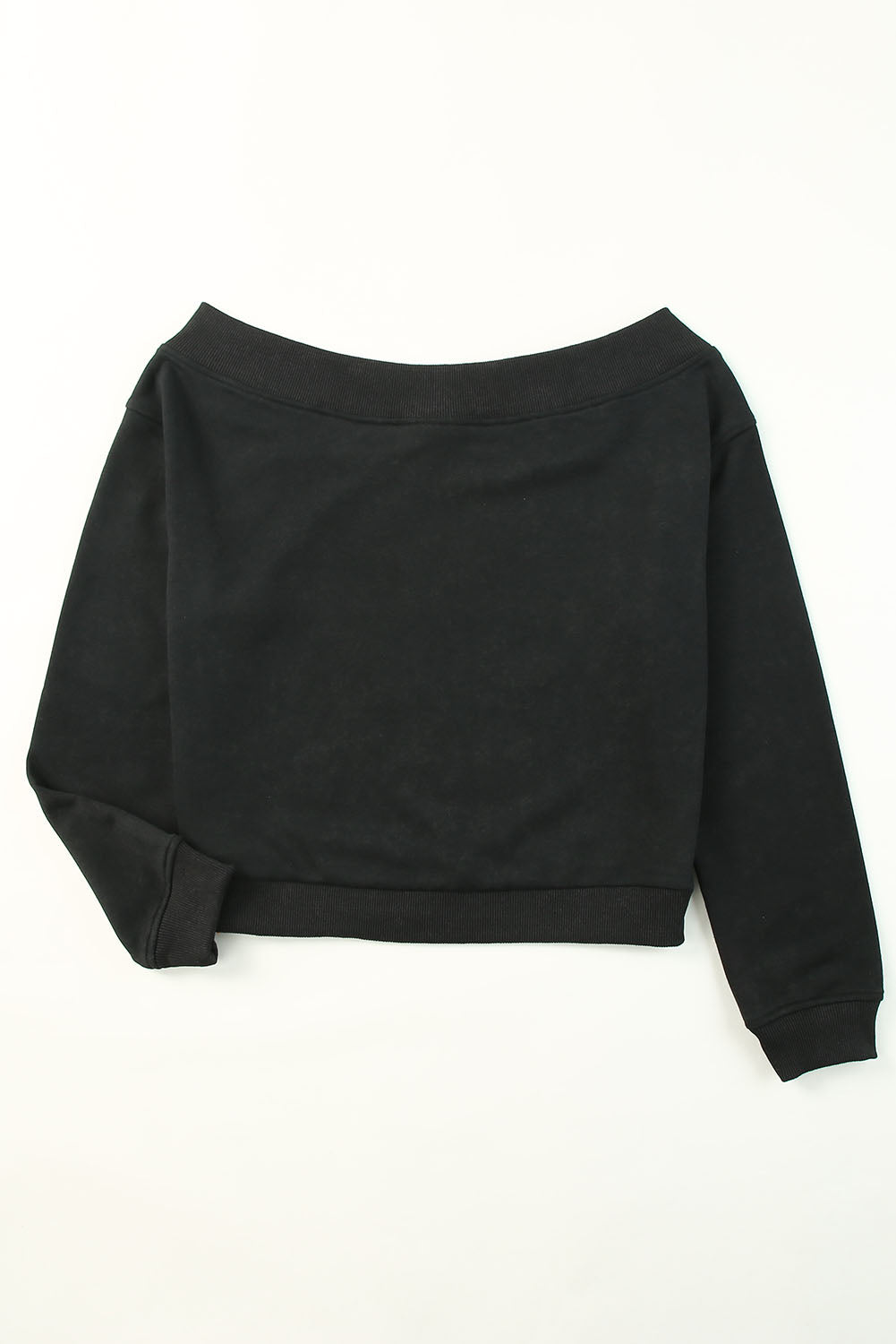 Off The Shoulder Mineral Wash Pullover