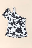 Western Cow Spots Slim Fit T-shirt