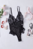 Lace Mesh Teddy Lingerie