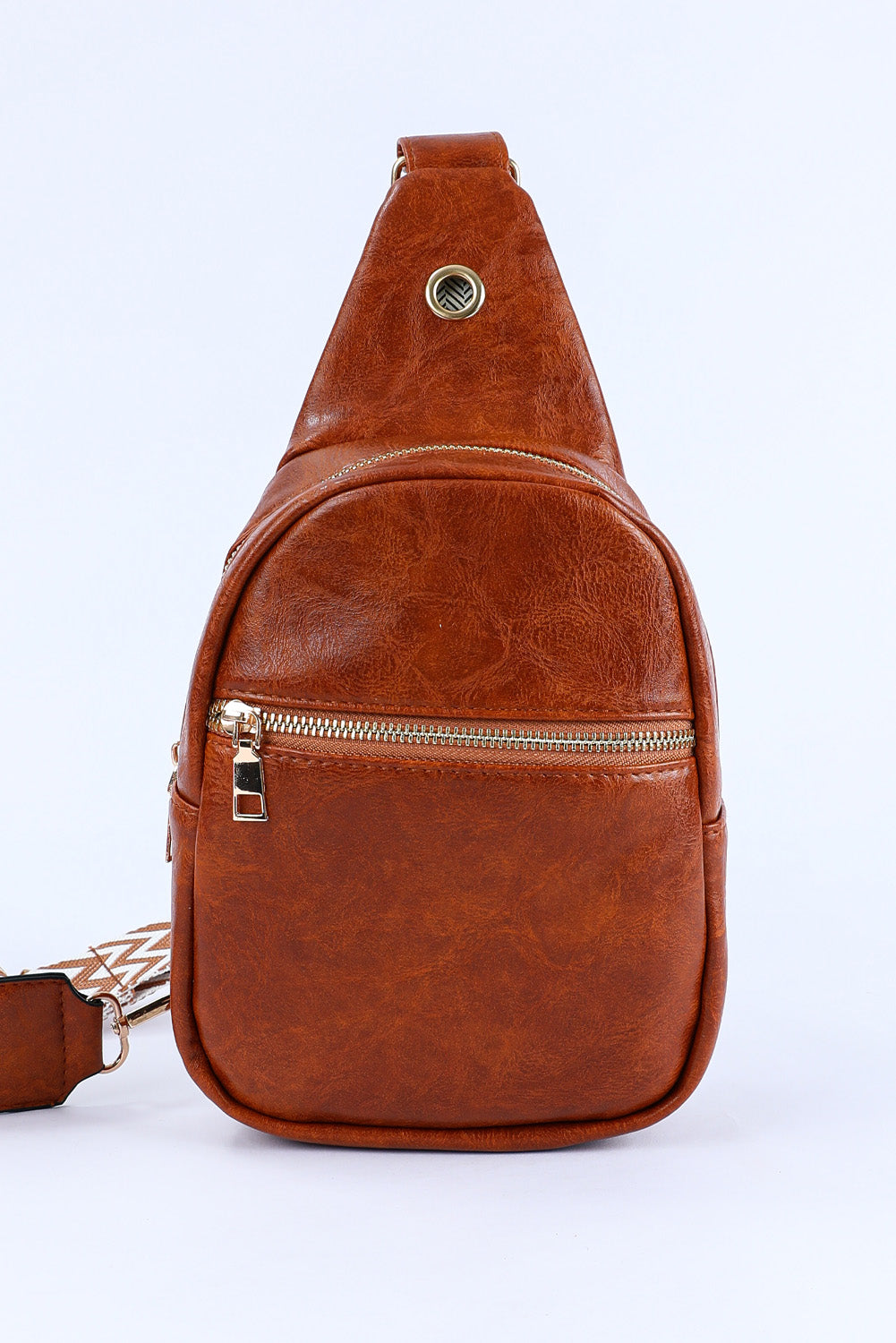 Crossbody PU Leather Sling Bag