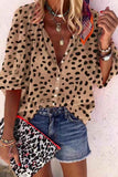 Leopard Print Casual Shirt