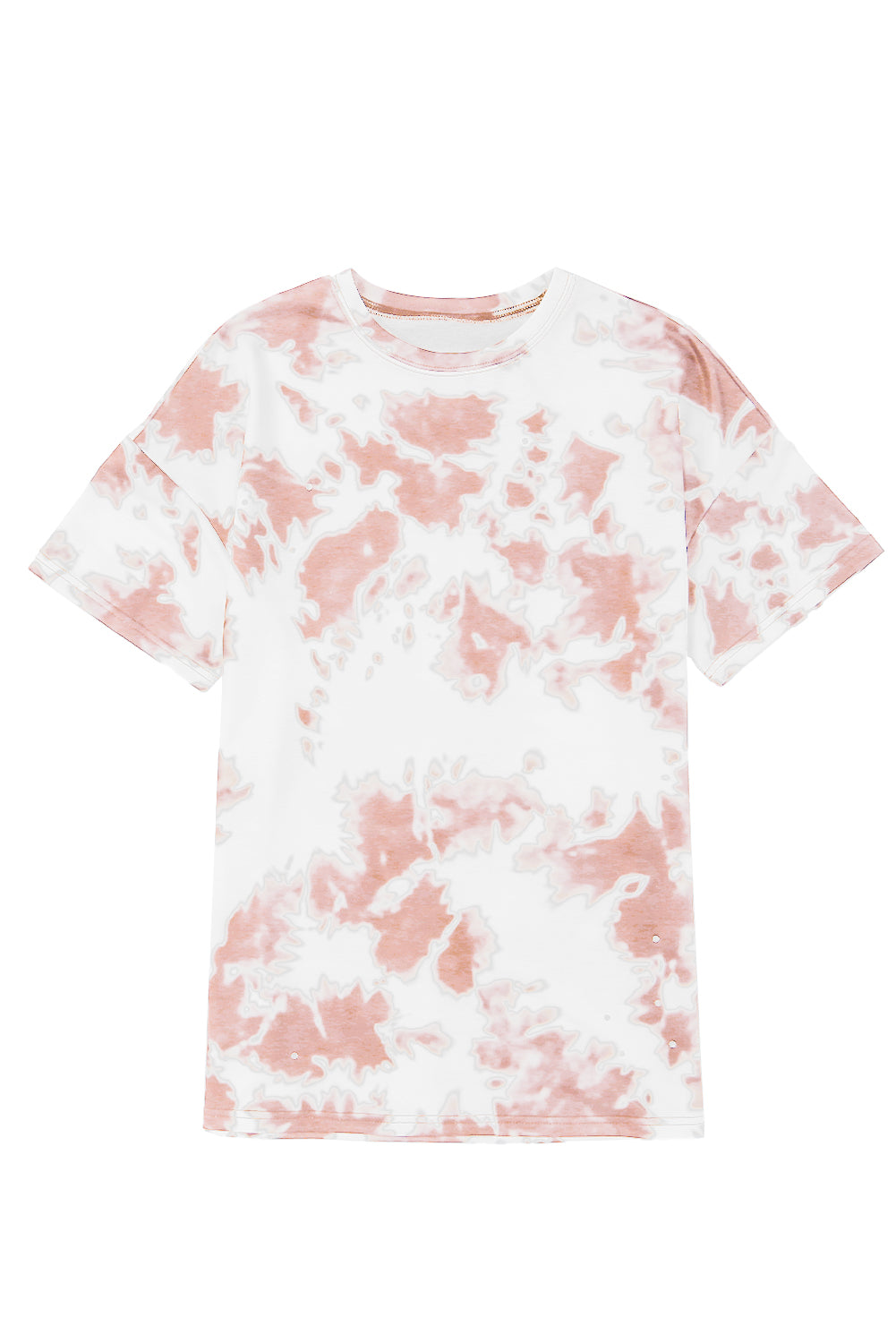 Tie-dye Round Neck Short Sleeve Top