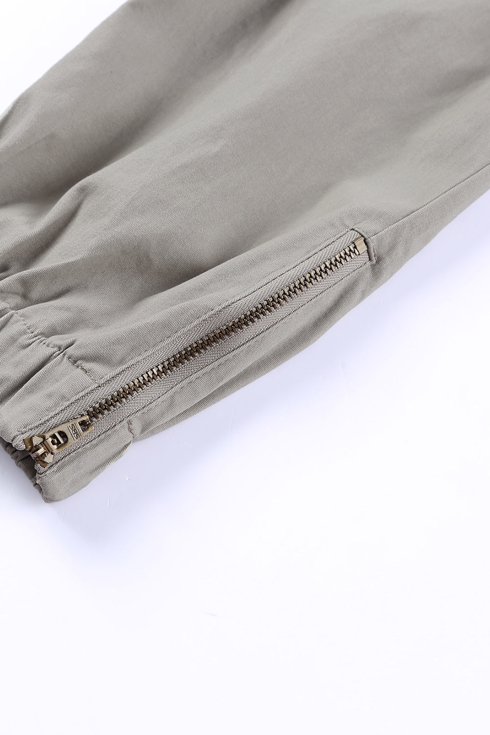 Slim Fit Pocketed Twill Jogger Pants