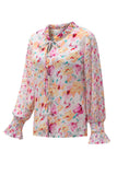 Blouse smockée florale Cakewalk 