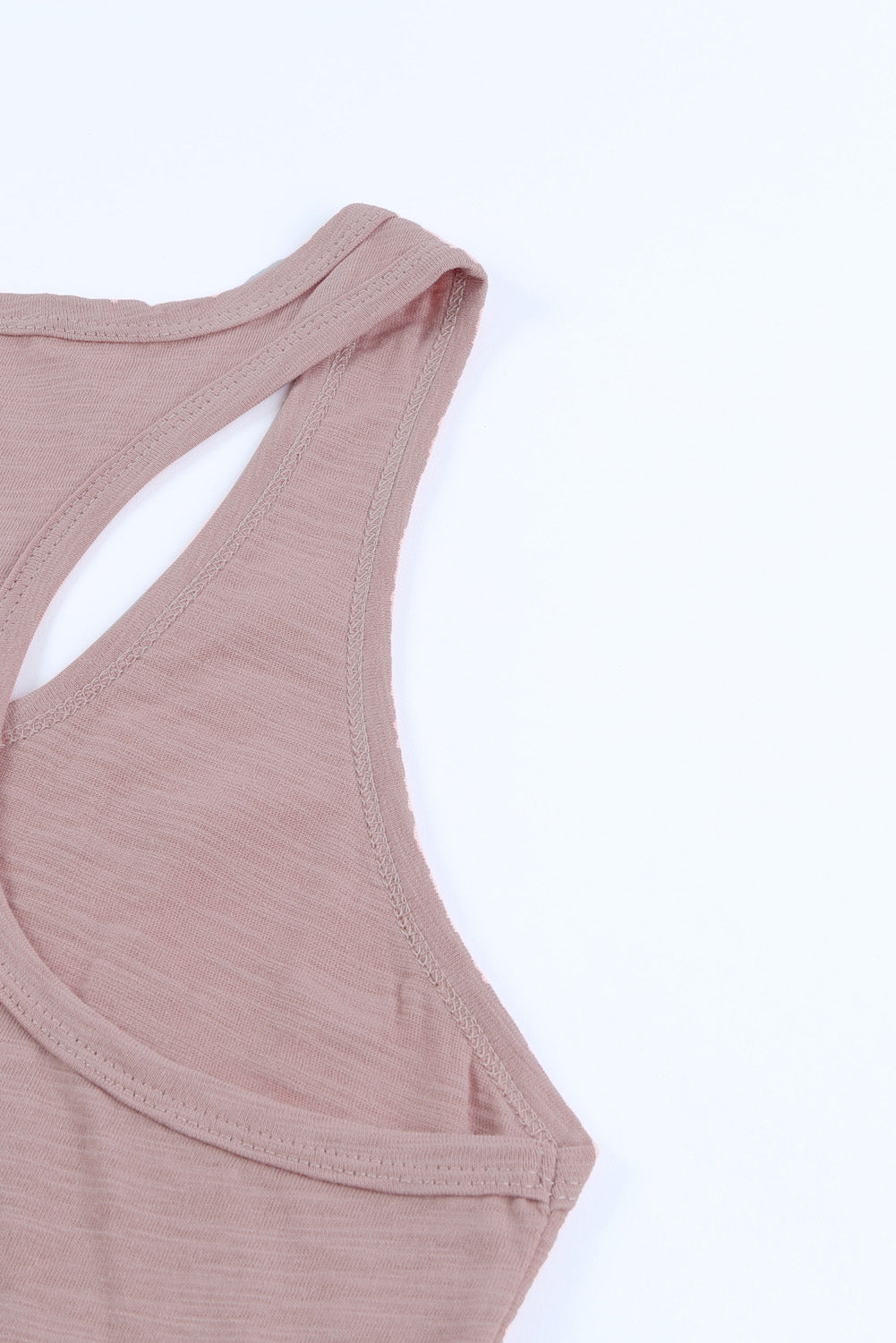 Scoop Neck Basic Solid Tank Top