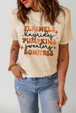 Sweet Floral Pumpkin Graphic Tee