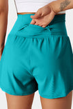 Black Pocketed Wide Waistband Swim Shorts