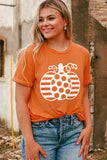 Sweet Floral Pumpkin Graphic Tee