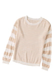 Striped Drop Shoulder Sweater