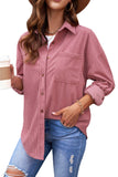 Corduroy Button Pocket Shirt