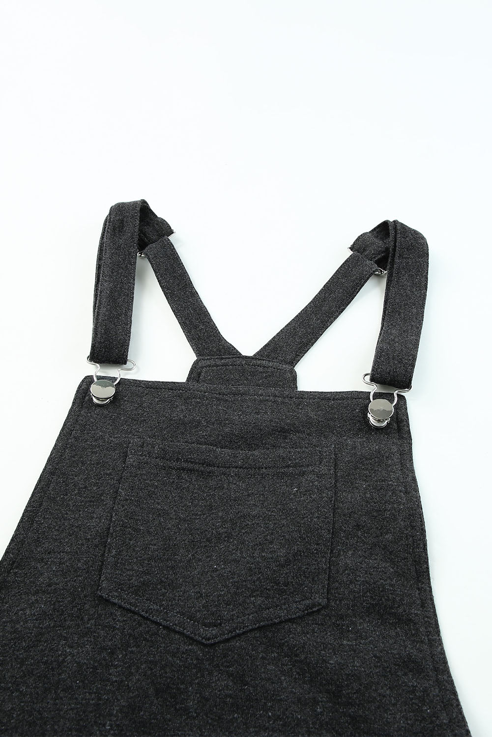 Vintage Washed Drawstring Short Overalls