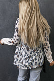 Vintage Leopard Print Open Cardigan