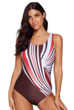 Black Criss Cross Back Tie-Dye One Piece Swimsuit