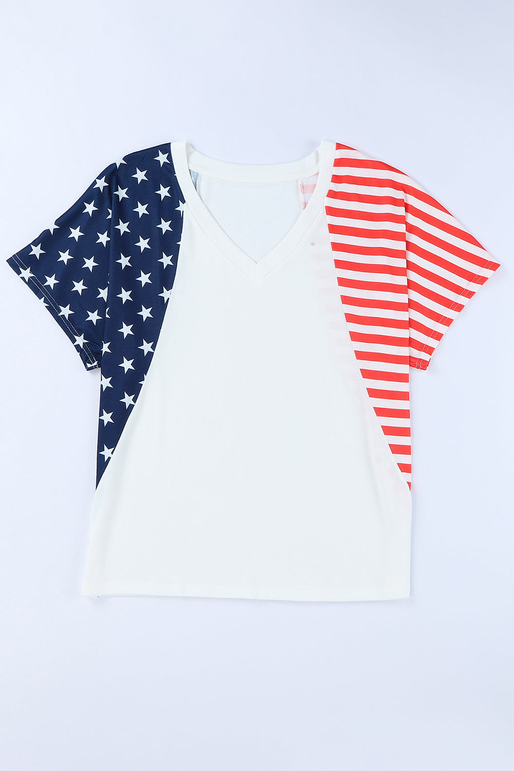 The US Stars and Stripes V Neck Tee