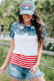 The US Stars and Stripes Inspired Top