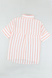 Pocketed Striped Shirt