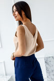 Deep V Neck Loose Tank Top