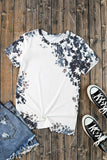 Western Fashion Dyed Bleached T Shirt