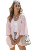 Sheer Lightweight Knit Long Sleeve Cardigan