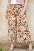 Plus Size Smoked High Waist Wide Leg Pants