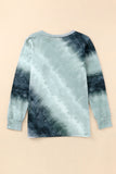 Ombre Tie-dye Long Sleeve Top