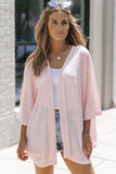 Sheer Lightweight Knit Long Sleeve Cardigan