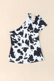 Western Cow Spots Slim Fit T-shirt