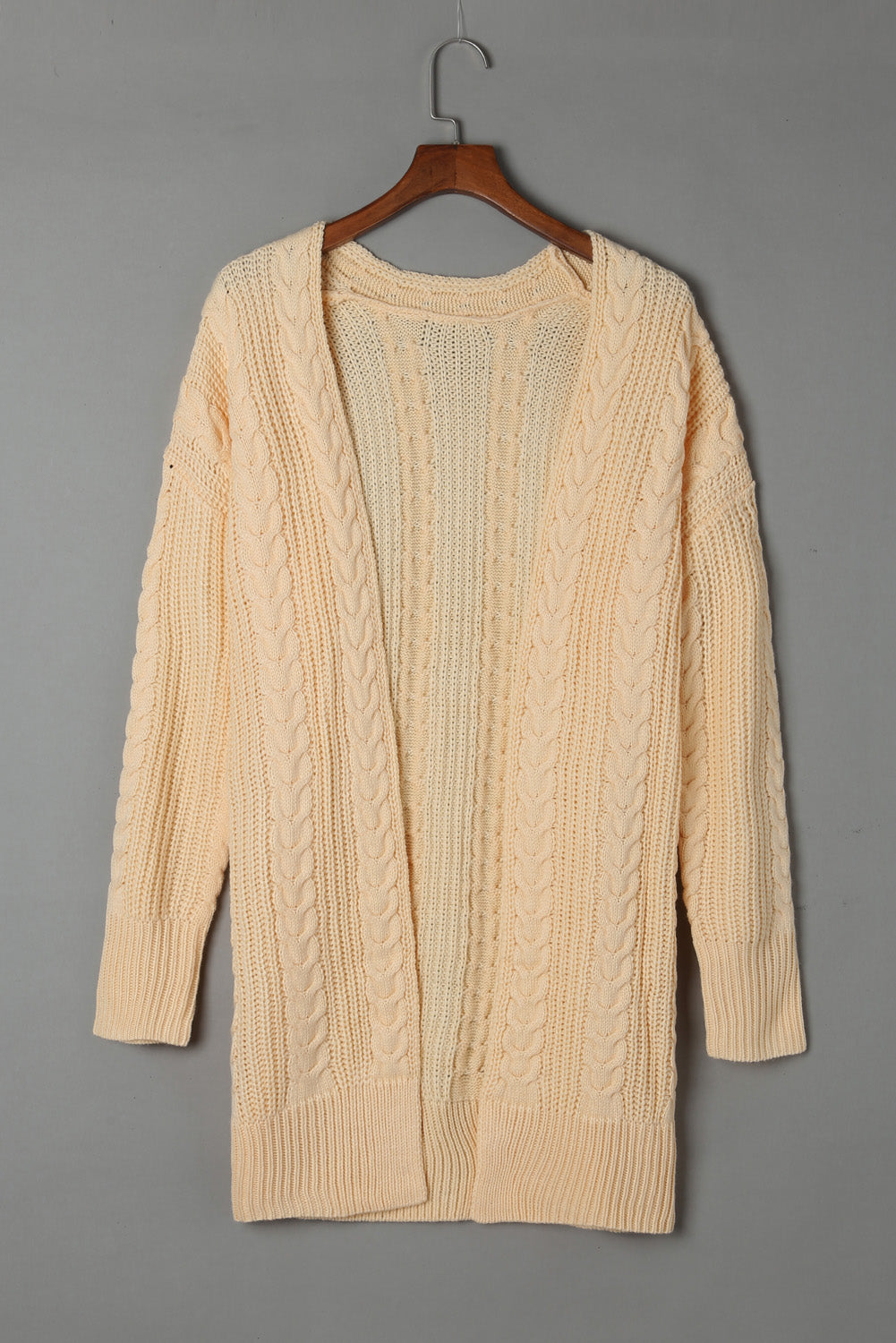 Chunky Knit Open Front Cardigan