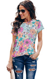 Floral Print Smocked Tank Top