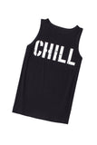 CHILL Graphic Print Tank Top