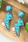 Lightning Turquoise Earrings