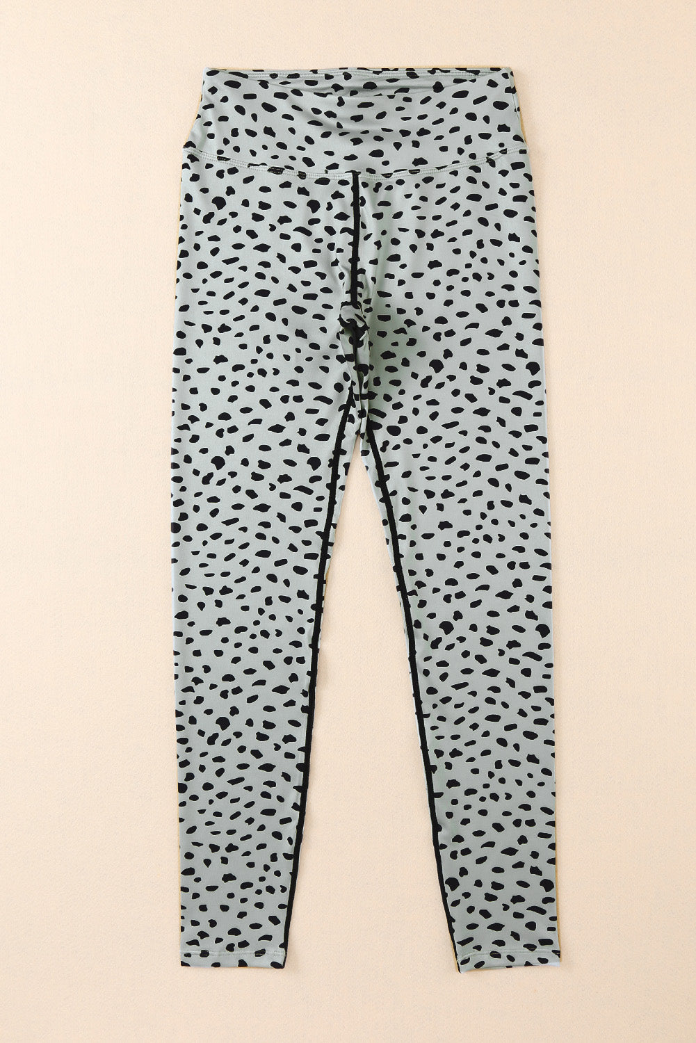 Dalmatian Spots Printed Stretchy High Waist Leggings