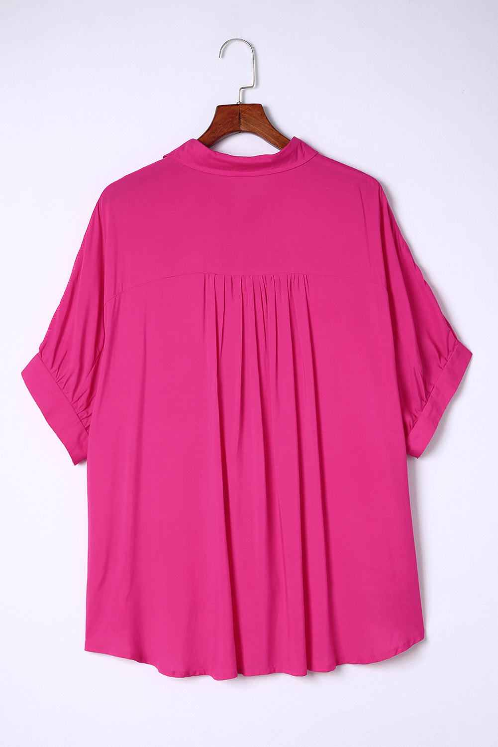 Chemise Dolman surdimensionnée douce Rose