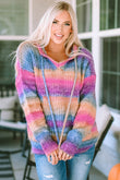 Ombre Kangaroo Pocket Hooded Sweater