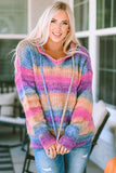 Ombre Kangaroo Pocket Hooded Sweater