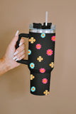 Cute Florets 304 Stainless Double Layer Thermos Cup