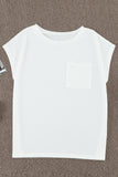 Pocketed Tee with Side Slits