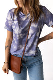 Tie Dye Crew Neck Short Sleeve T-Shirt