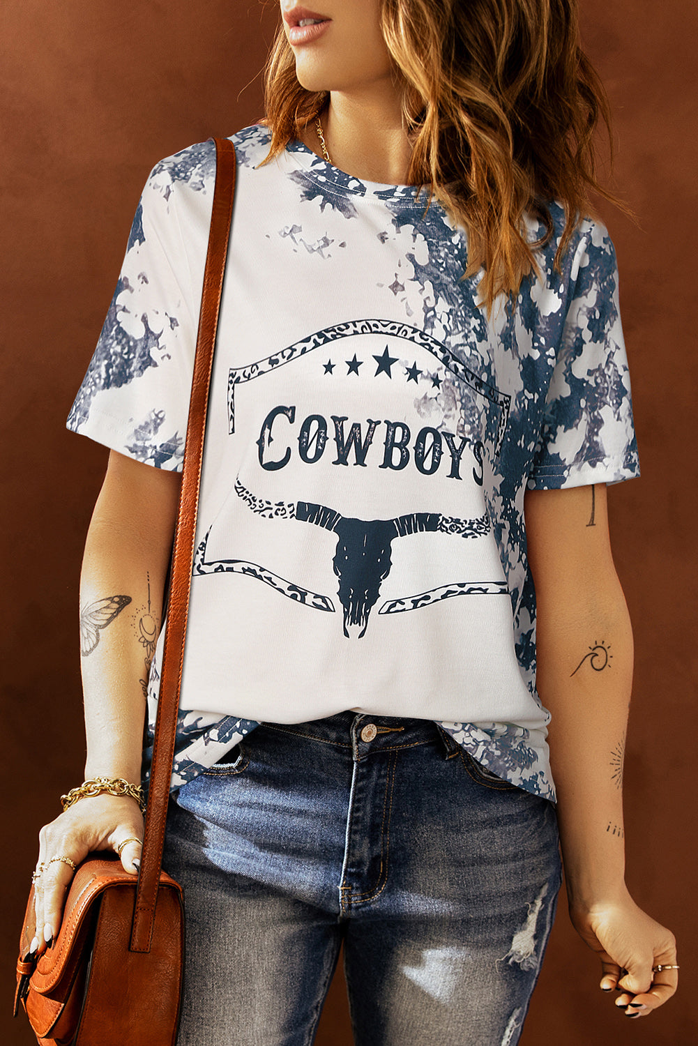 Western Cow Horn Graphic Tee