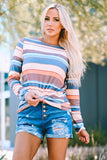 Striped Long Sleeve Top