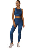 Stream Line Detail Seamless High Stretch Sports Set