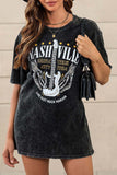 Mineral Wash NASHVILLE Vintage Graphic T Shirt