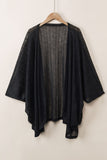 Sheer Lightweight Knit Long Sleeve Cardigan