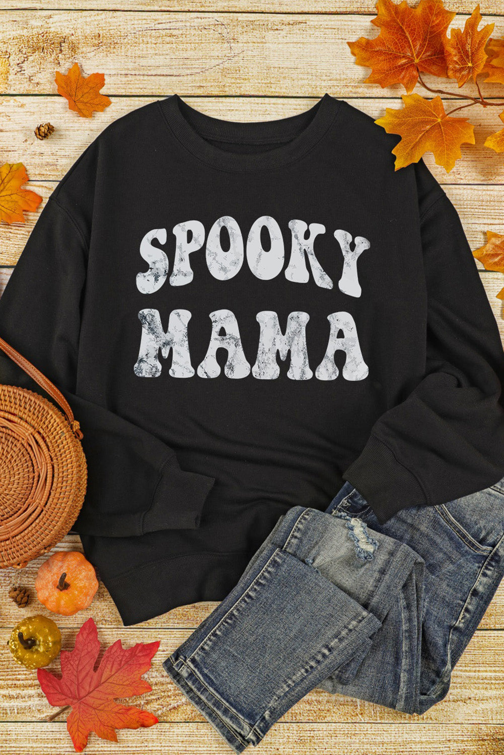 Spooky Season Halloween Fashion Graphic Sweatshirt